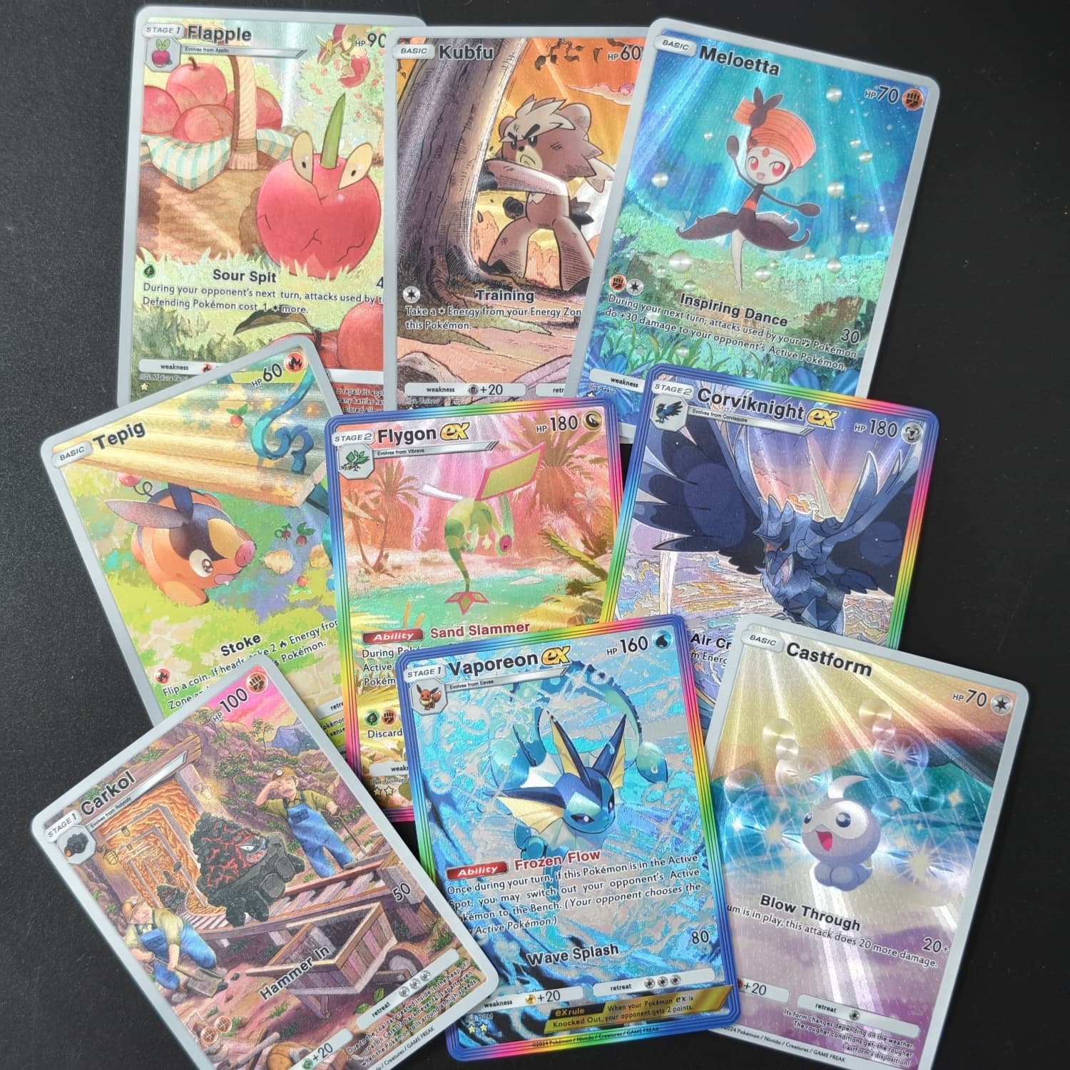 Board Game English - Lot de 9 cartes de jeu