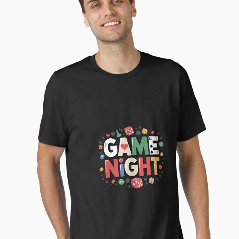 Board Game Print - T-shirt essentiel pour les joueurs lors