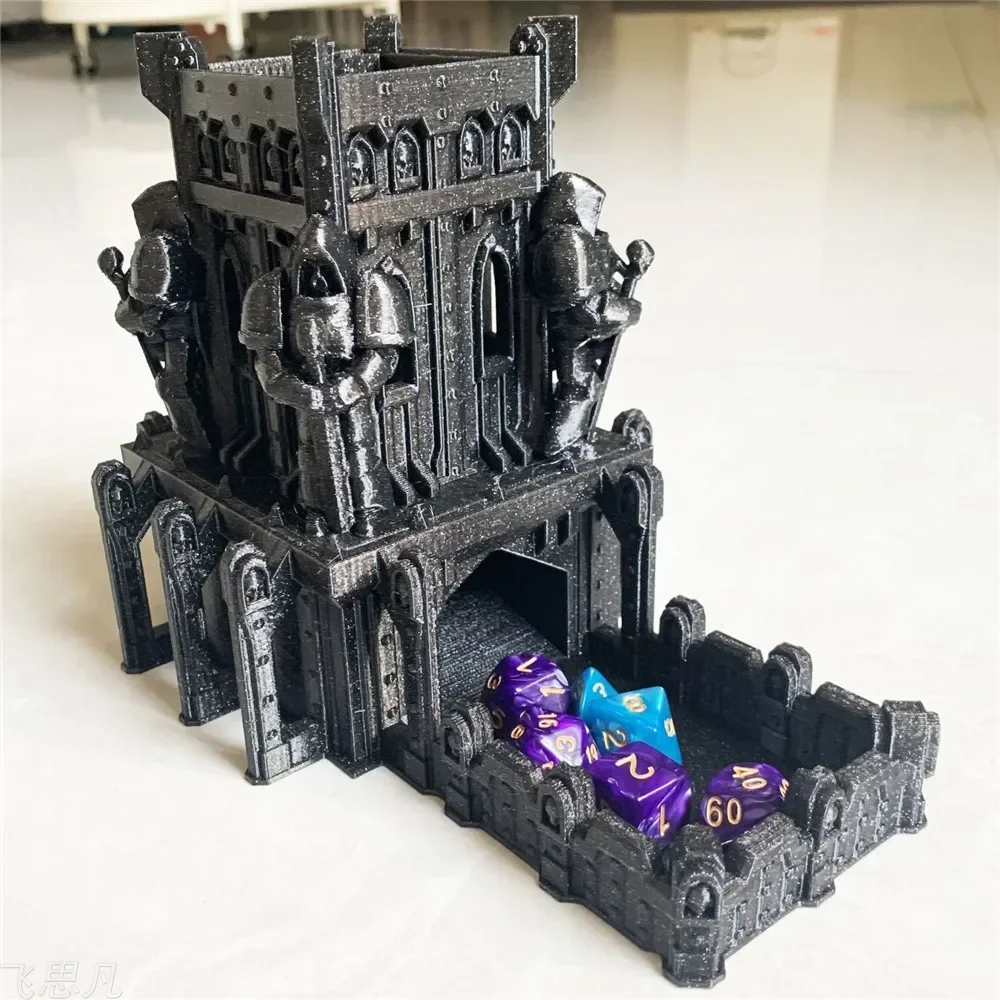 Board Game Print - Tour de dés de château imprimé