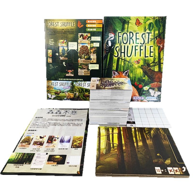 Board Game Multiplayer - SHUFFLE Forêt sans fin, jeu de