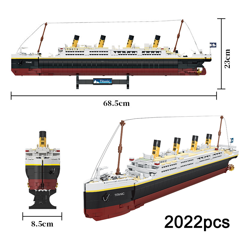 Lego Set City - Idées créatives modèle Titanic créatif luxe
