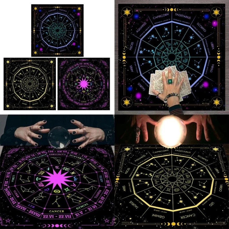 Board Game Film - Nappe de tarot à glouton carrée
