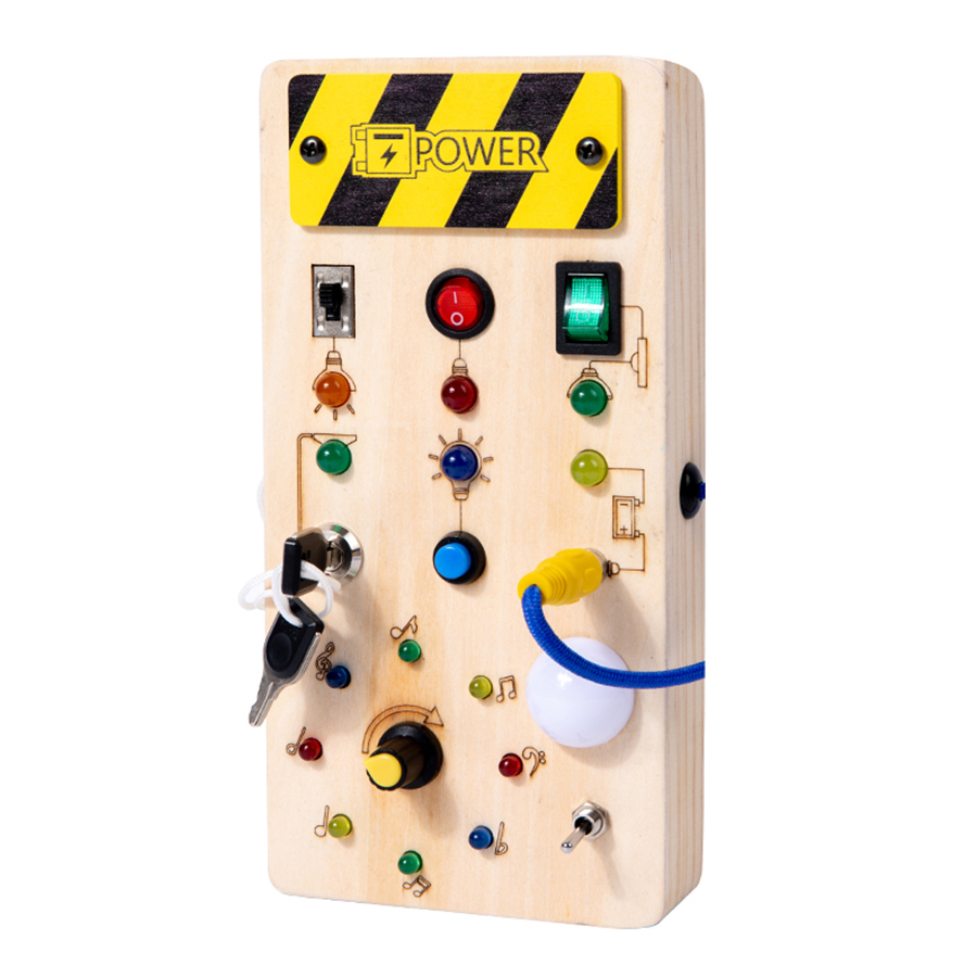 Board Game With Questions - Planche occupée Montessori, jouets sensoriels en