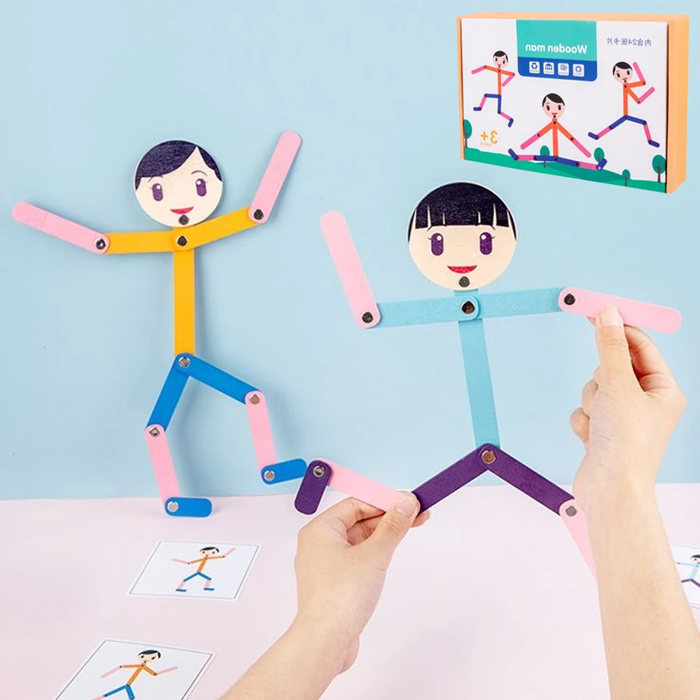 Board Game With Questions - Sport en bois homme matériel bricolage