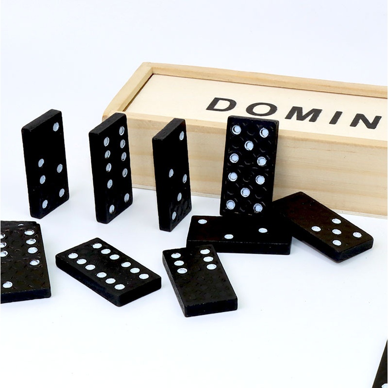 28 pièces de dominos noirs jeu - Board Game Monopoli avis et prix