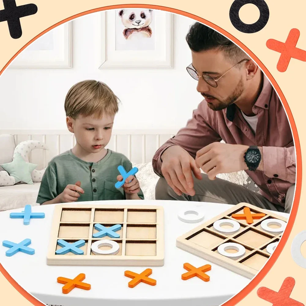 Jeu en bois XO Tic Tac Toe, Mi - Board Game With Questions avis et prix
