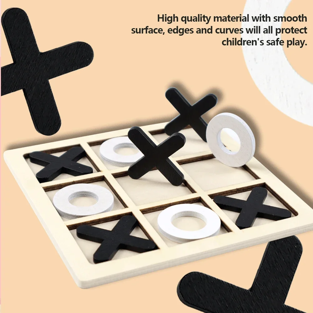 Jeu en bois XO Tic Tac Toe, Mi - Board Game With Questions avis et prix