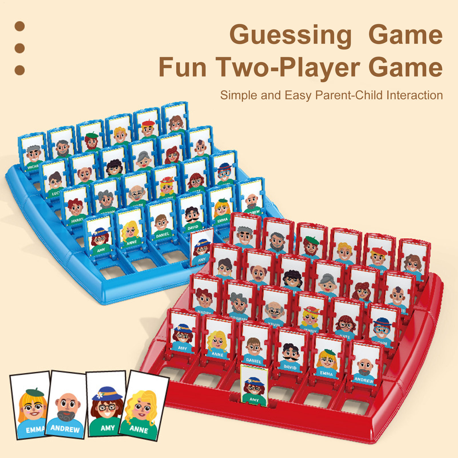 Jouet éducatif à deux joueurs, - Board Game Who Is It avis et prix