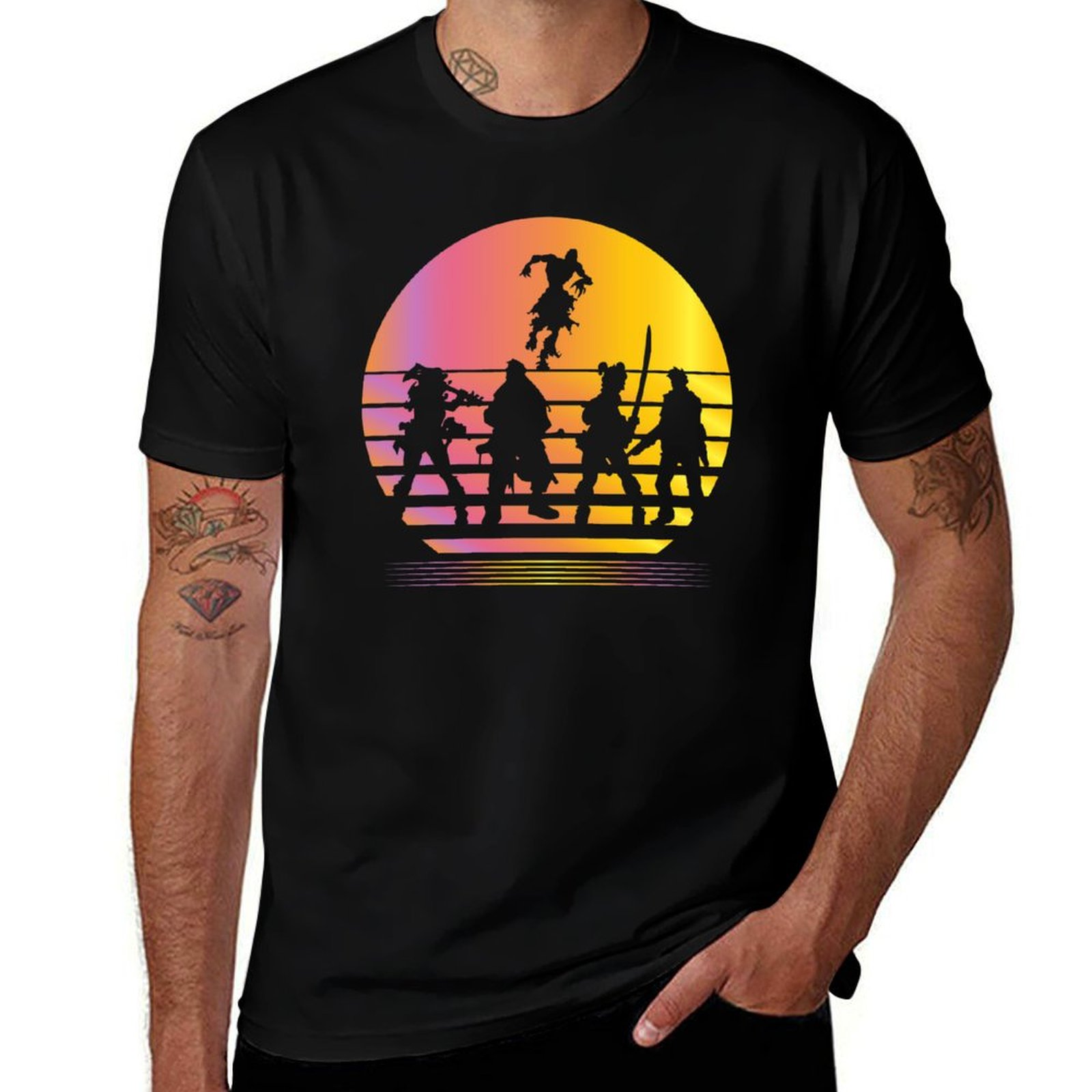 Zombicide Synthwave - T-shirt  - Board Game Inspiration avis et prix