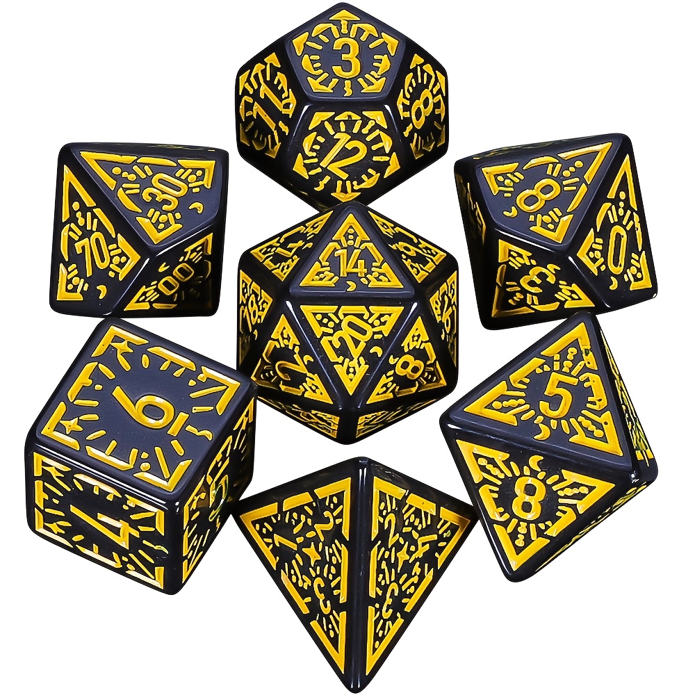 Jeu de dés DND - 7 dés polyédr - Dice Set Polyhedral avis et prix