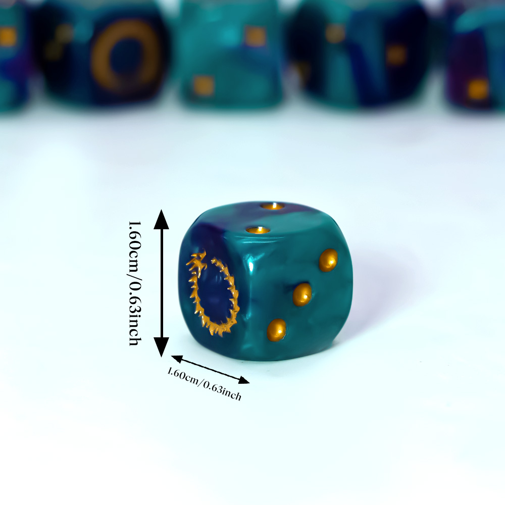 Lot de 6 dés polyédriques D6 D - Dice Set Polyhedral avis et prix