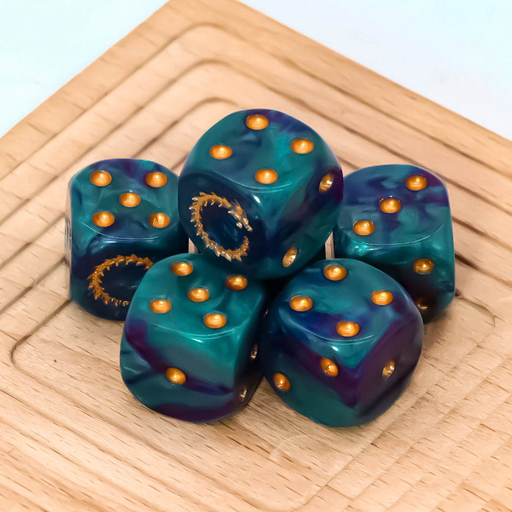 Lot de 6 dés polyédriques D6 D - Dice Set Polyhedral avis et prix