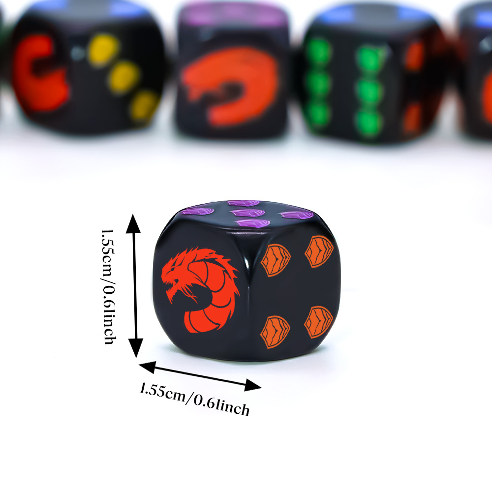 Jeu de dés polyédriques D6 Dra - Dice Set Polyhedral avis et prix