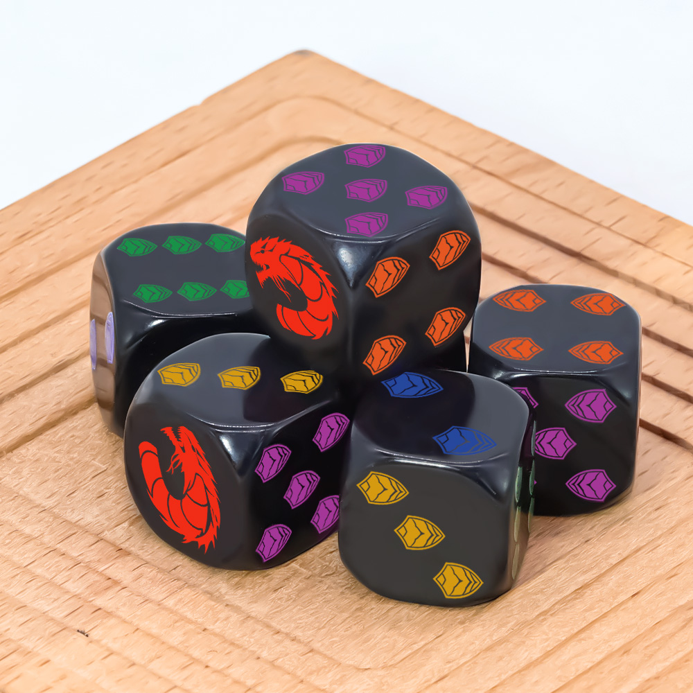 Jeu de dés polyédriques D6 Dra - Dice Set Polyhedral avis et prix
