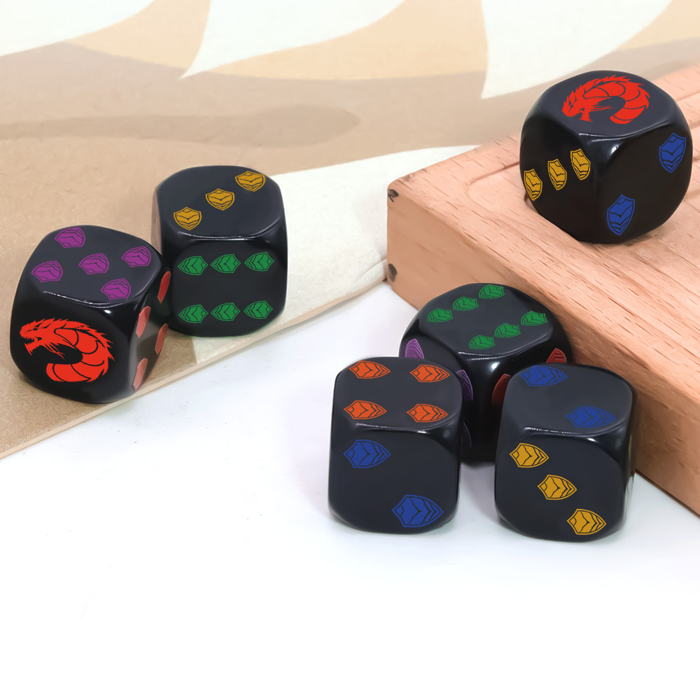 Jeu de dés polyédriques D6 Dra - Dice Set Polyhedral avis et prix
