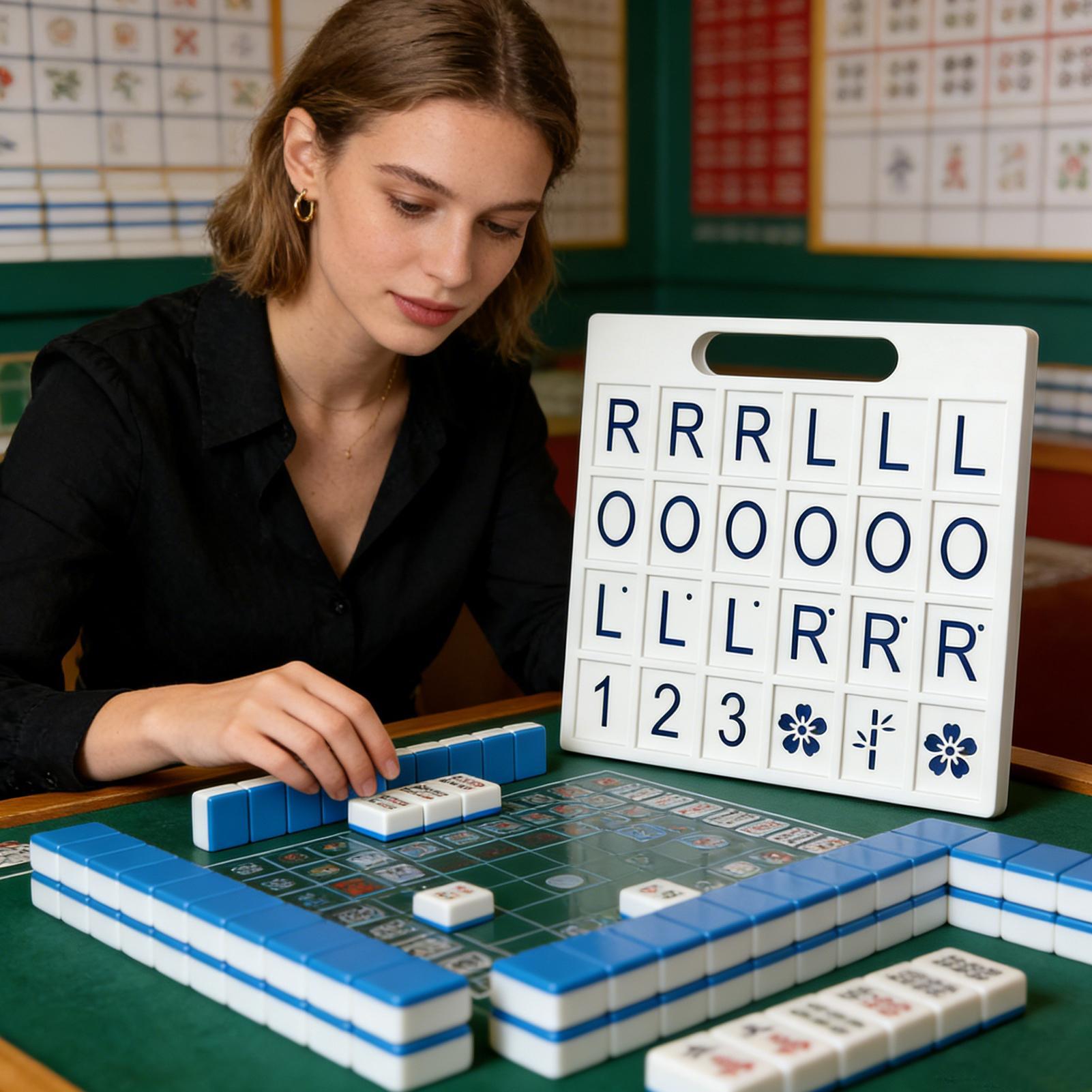 Plateau de Mahjong Solo 24 emp - Board Game Live avis et prix