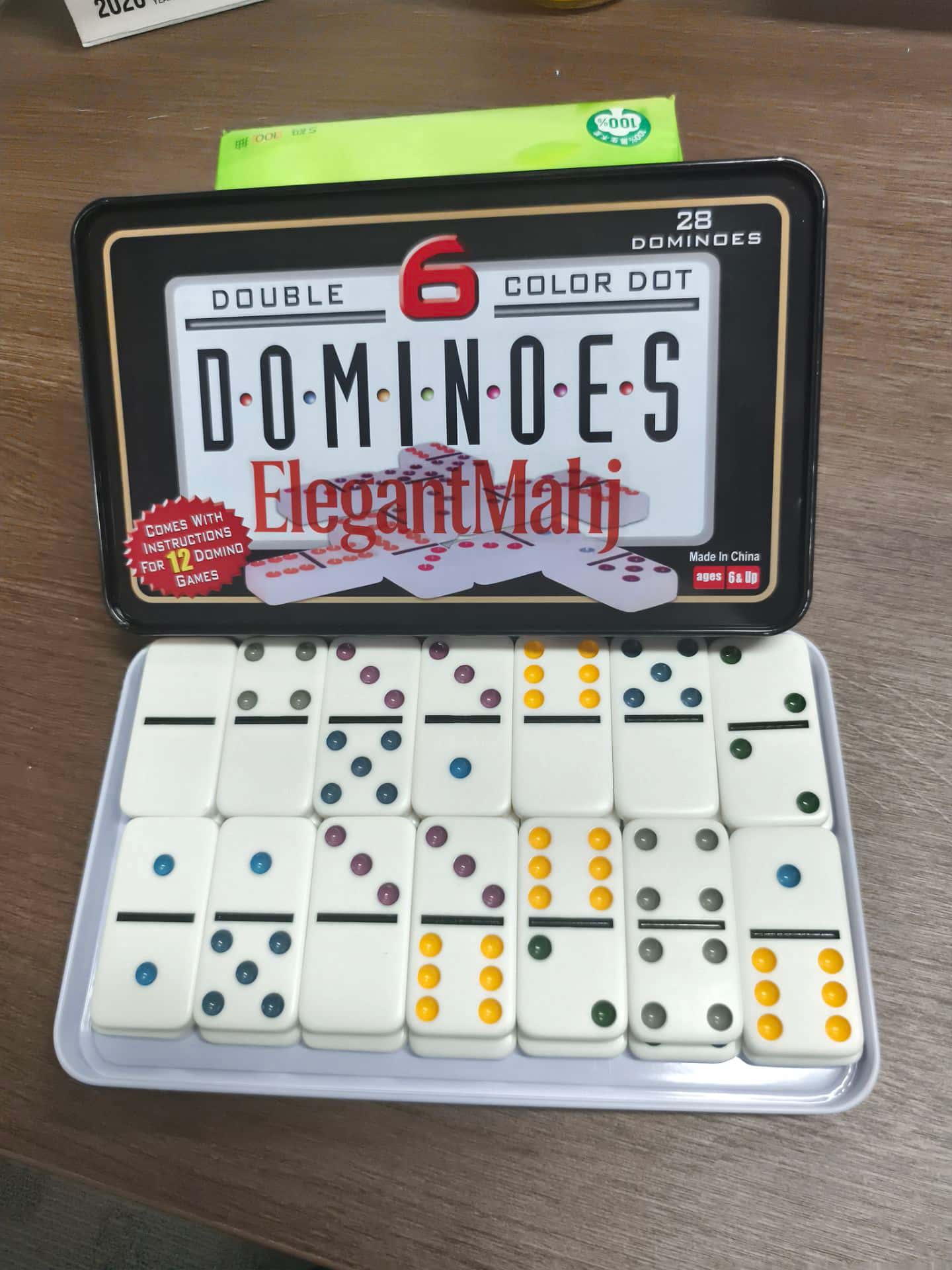Jeu de dominos Double Six élég - Board Game Dots avis et prix